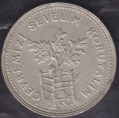 1990 Yılı 1000 Lira Çevremizi Koruyalım