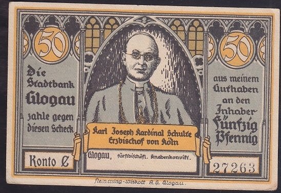 ALMANYA 50 PFENNİNG NOTGELD 1922 ÇİL