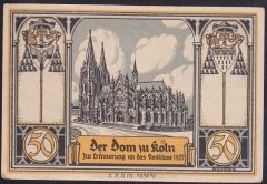 ALMANYA 50 PFENNİNG NOTGELD 1922 ÇİL