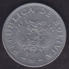Bolivya 20 Centavos 1987