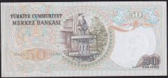 6.Emisyon 1.Tertip 50 Lira D33 321040 Çilaltı