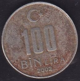 2002 Yılı 100.000 Lira