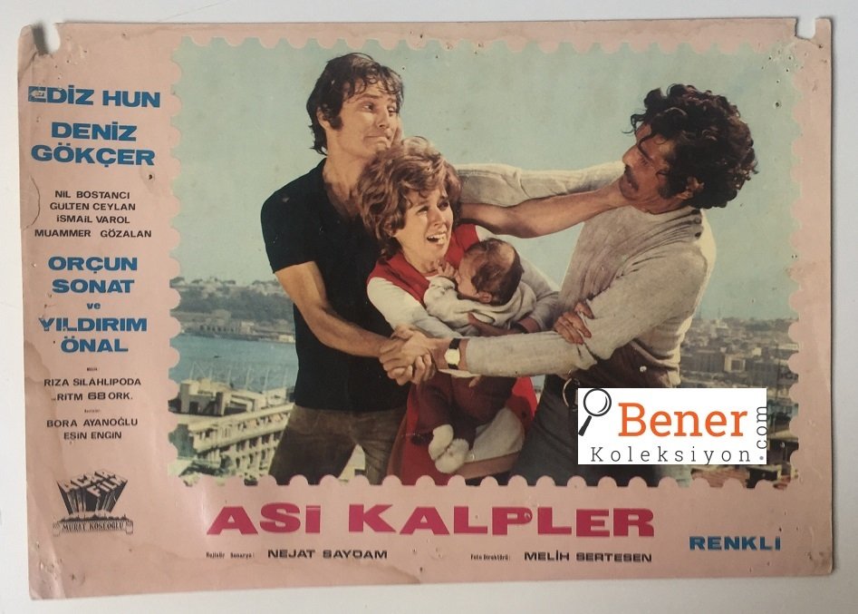 ASİ KALPLER - EDİZ HUN - DENİZ GÖKÇER LOBİ KARTI HALİYLE 2