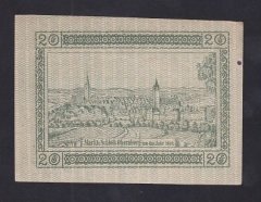 AVUSTURYA 20 HELLER NOTGELD 1920 ÇİL