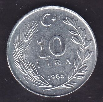 1985 Yılı 10 Lira