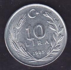 1985 Yılı 10 Lira