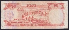 FİJİ 5 DOLAR 1992 TEMİZ +