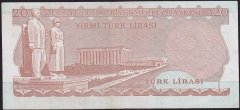 6.Emisyon 4.Tertip 20 Lira I69 438222 Çok Temiz