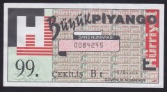 HÜRRİYET BÜYÜK PİYANGO 99.ÇEKİLİŞ