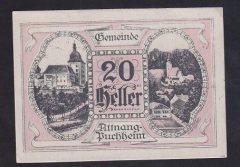 AVUSTURYA 20 HELLER NOTGELD 1920 ÇİL