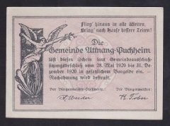 AVUSTURYA 20 HELLER NOTGELD 1920 ÇİL