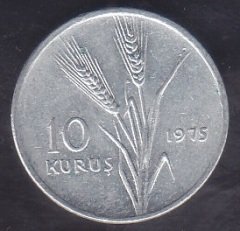 1975 Yılı 10 Kuruş Çilaltı