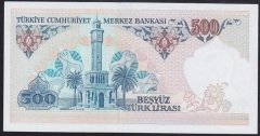 7.EMİSYON 2.TERTİP 500 LİRA D40 488992 ÇİL
