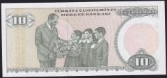 7.Emisyon 2.Tertip 10 Lira D05 532911 Çil