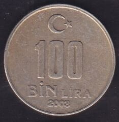 2003 Yılı 100.000 Lira