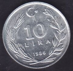 1986 Yılı 10 Lira