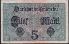 Almanya 5 Mark 1917 Çok Temiz+