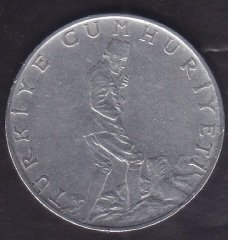1973 YILI 2.5 LİRA ( TERS )