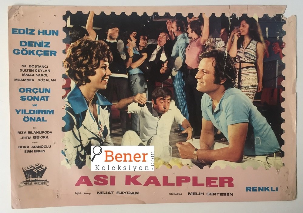 ASİ KALPLER - EDİZ HUN - DENİZ GÖKÇER LOBİ KARTI HALİYLE 4
