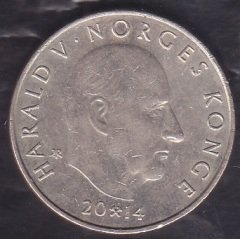 Norveç 20 Kron 2014 Anayasanın 200.yılı Hatıra para