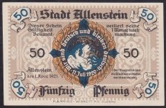 ALMANYA 50 PFENNİNG NOTGELD 1921 ÇİL