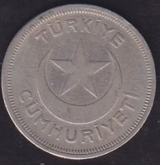 1938 Yılı 5 Kuruş