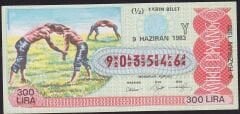1983 9 Haziran Yarım Bilet - Y Serisi