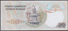6.Emisyon 1.Tertip 50 Lira B37 209614 Çilaltı