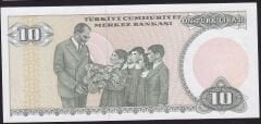 7.Emisyon 2.Tertip 10 Lira D05 532910 Çil