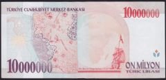 7.Emisyon 10 000 000 Lira E28 976065 Ççt Çilaltı