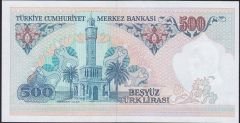 7.Emisyon 1.Tertip 500 Lira A46 111610 Çilaltı