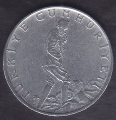 1973 YILI 2.5 LİRA ( DÜZ )