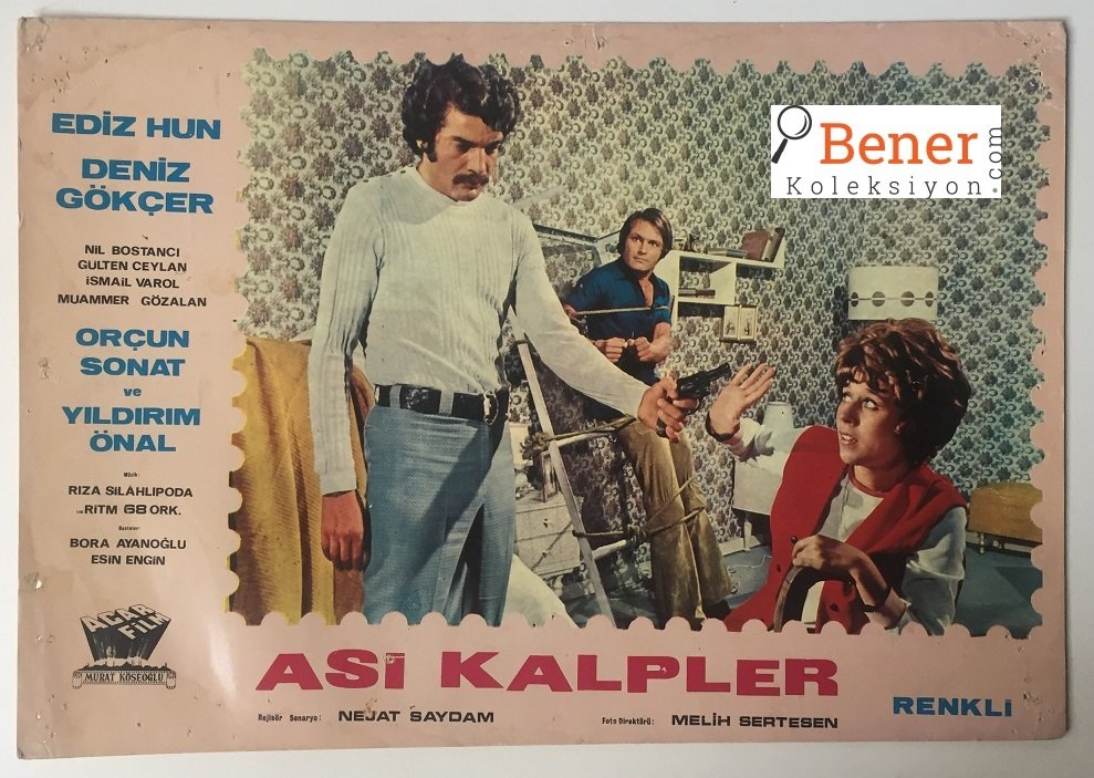 ASİ KALPLER - EDİZ HUN - DENİZ GÖKÇER LOBİ KARTI TEMİZ 5