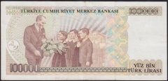 7.EMİSYON 1.TERTİP 100000 LİRA B46 477557 ÇOK TEMİZ +