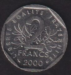 Fransa 2 Frank 2000