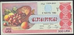 1983 9 Mayıs Yarım Bilet - Y Serisi