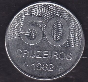 Brezilya 50 Cruzeiros 1982