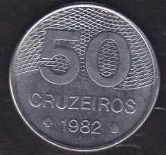 Brezilya 50 Cruzeiros 1982