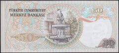 6.Emisyon 1.Tertip 50 Lira B19 199415 Çilaltı Çil