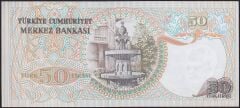 6.Emisyon 1.Tertip 50 Lira B19 1994XX Çilaltı Çil