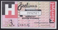 HÜRRİYET BÜYÜK PİYANGO 3.ÖZEL ÇEKİLİŞ