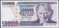 7.Emisyon 4.Tertip 500000 Lira J20 232779 Çil