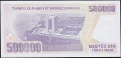 7.Emisyon 4.Tertip 500000 Lira J20 232779 Çil