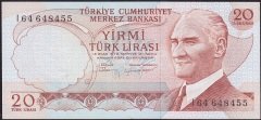 6.Emisyon 4.Tertip 20 Lira I64 648455 Ççt Çilaltı