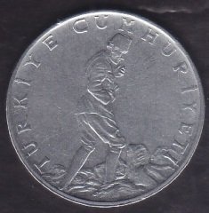 1974 YILI 2.5 LİRA ( TERS )