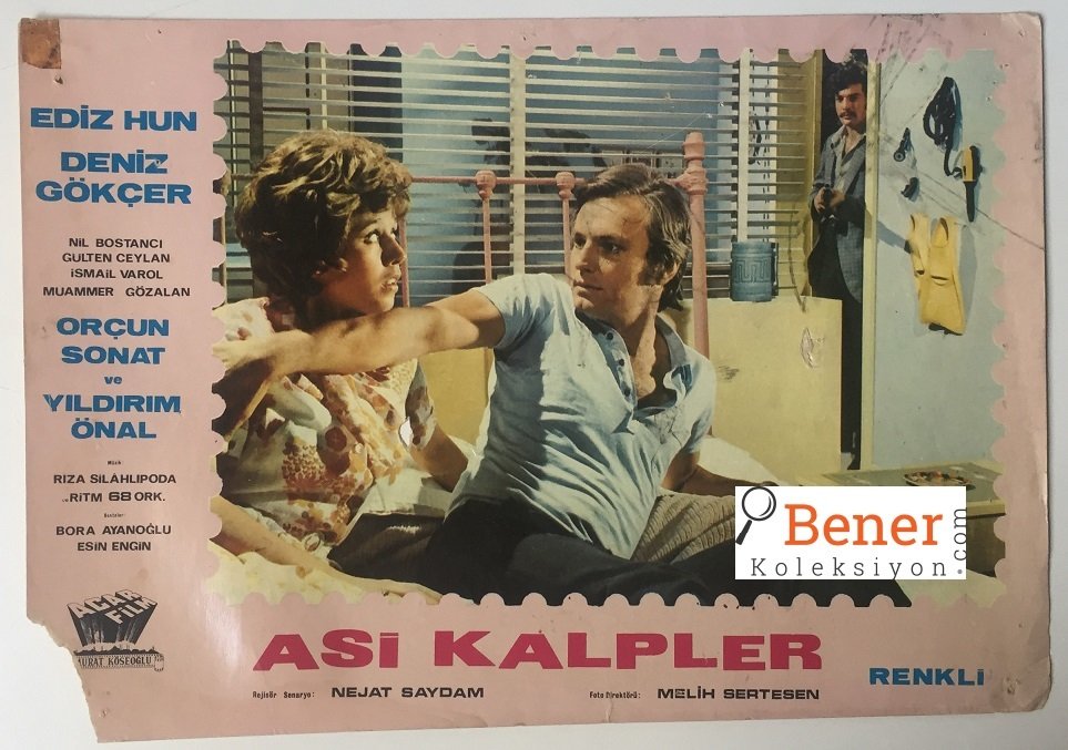 ASİ KALPLER - EDİZ HUN - DENİZ GÖKÇER LOBİ KARTI HALİYLE 6