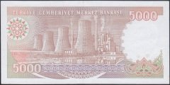7.EMİSYON 4.TERTİP 5000 LİRA H15 142347 ÇİLALTI ÇİL
