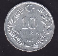 1987 Yılı 10 Lira