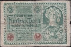 Almanya 50 Mark 1920 Temiz