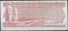 6.Emisyon 4.Tertip 20 Lira I63 717148 Çok Temiz